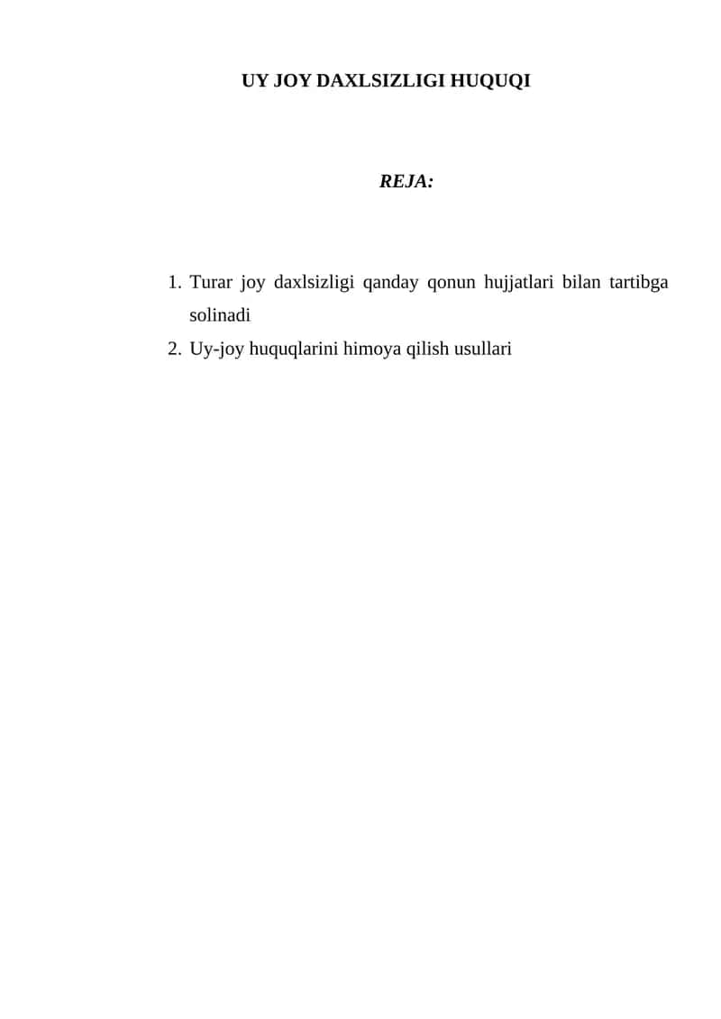 UY JOY DAXLSIZLIGI HUQUQI 1