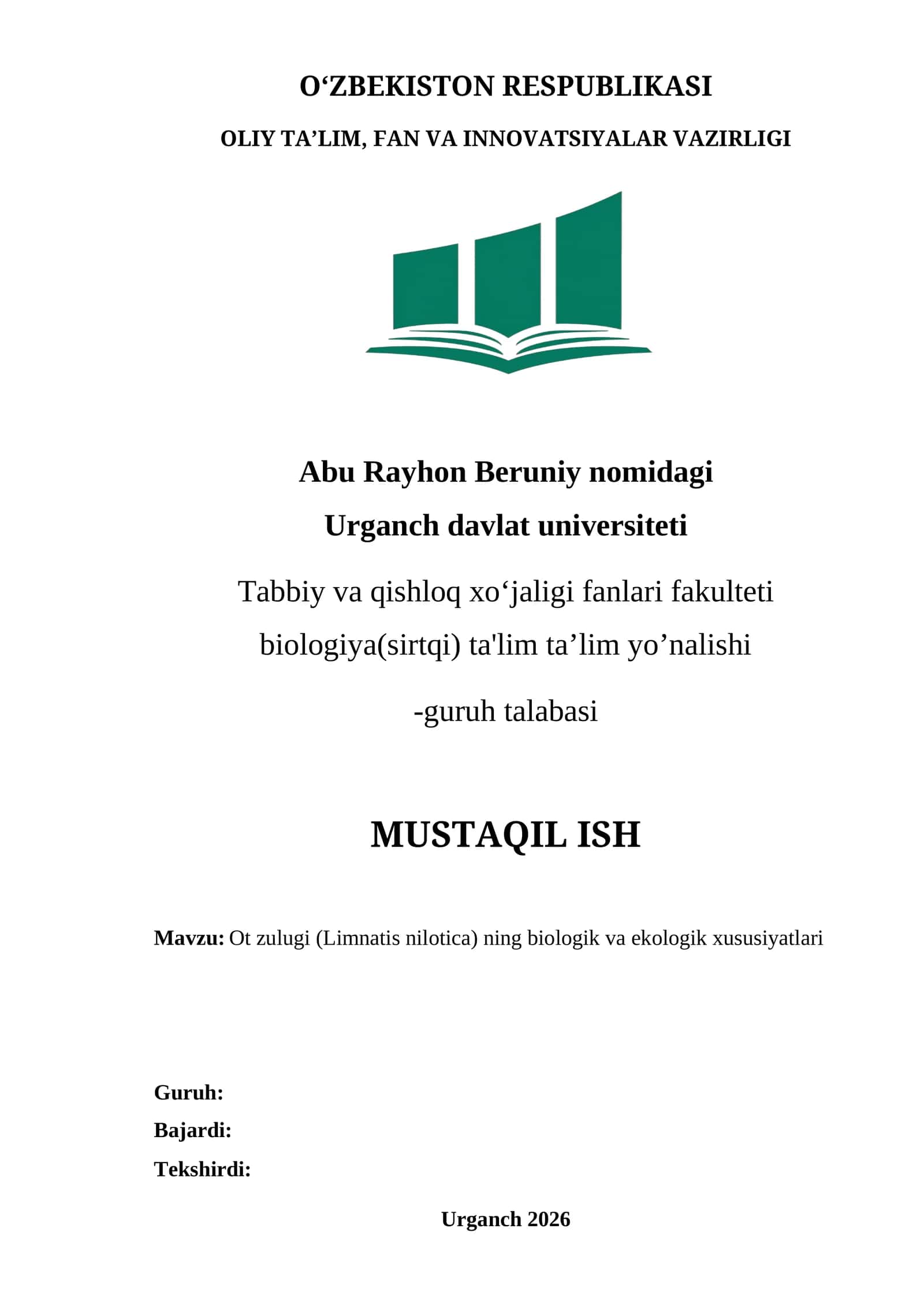 Ot zulugi (Limnatis nilotica) 1