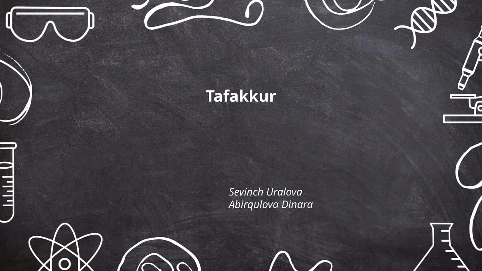 Tafakkur 1
