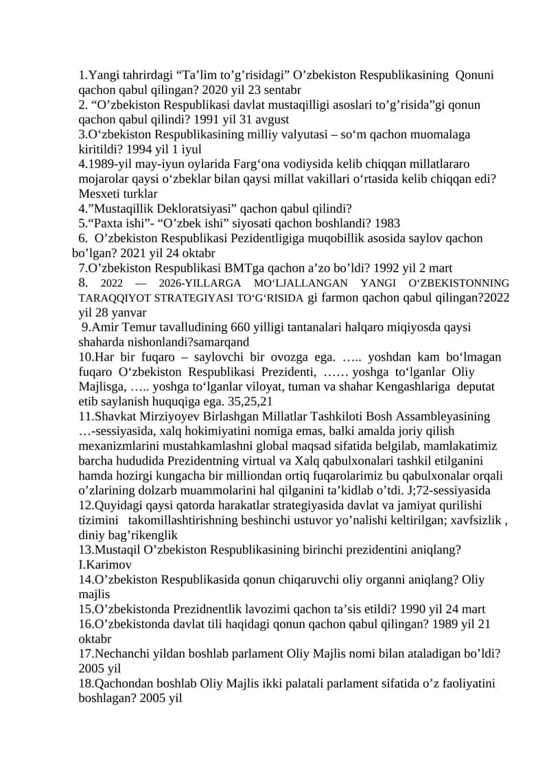 Ta'lim to'g'risidagi Qonun 1
