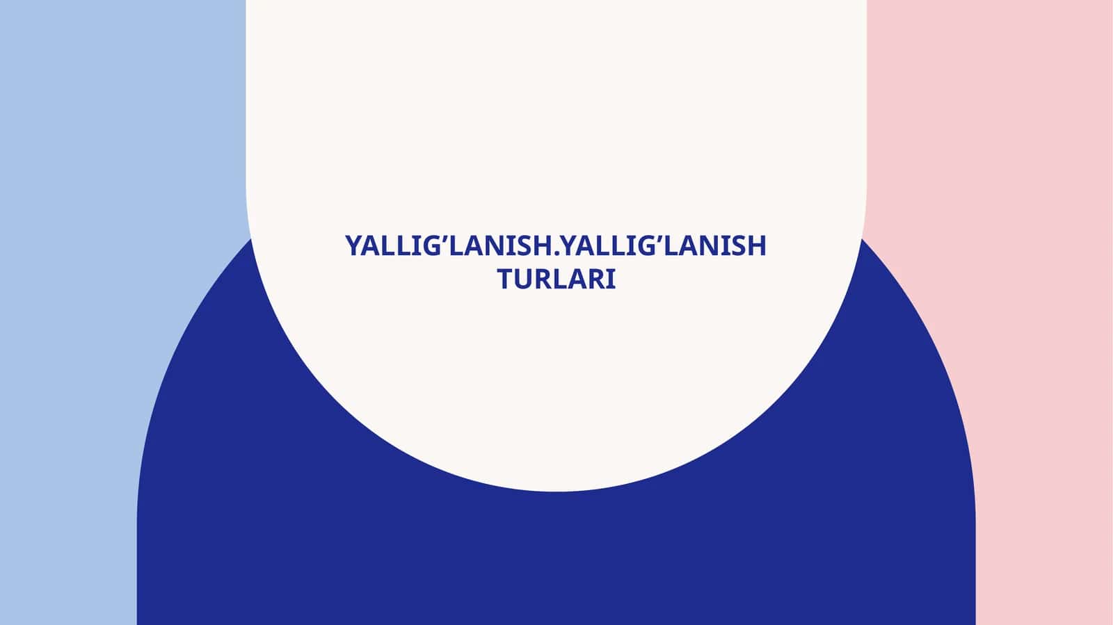 Yallig’lanish 1