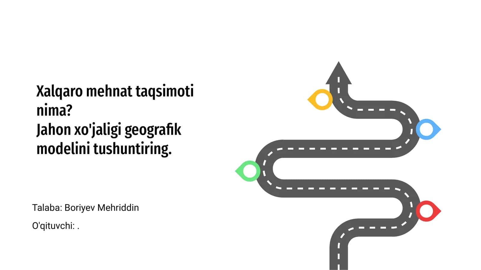 Xalqaro mehnat taqsimoti tushunchasi 1