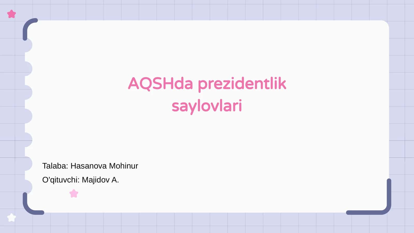 AQSHda prezidentlik saylovlari 1