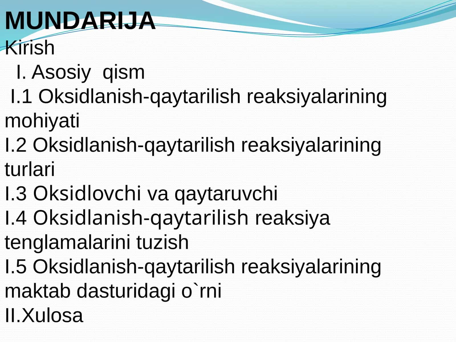 "Kadrlar tayyorlash milliy dasturi" 1