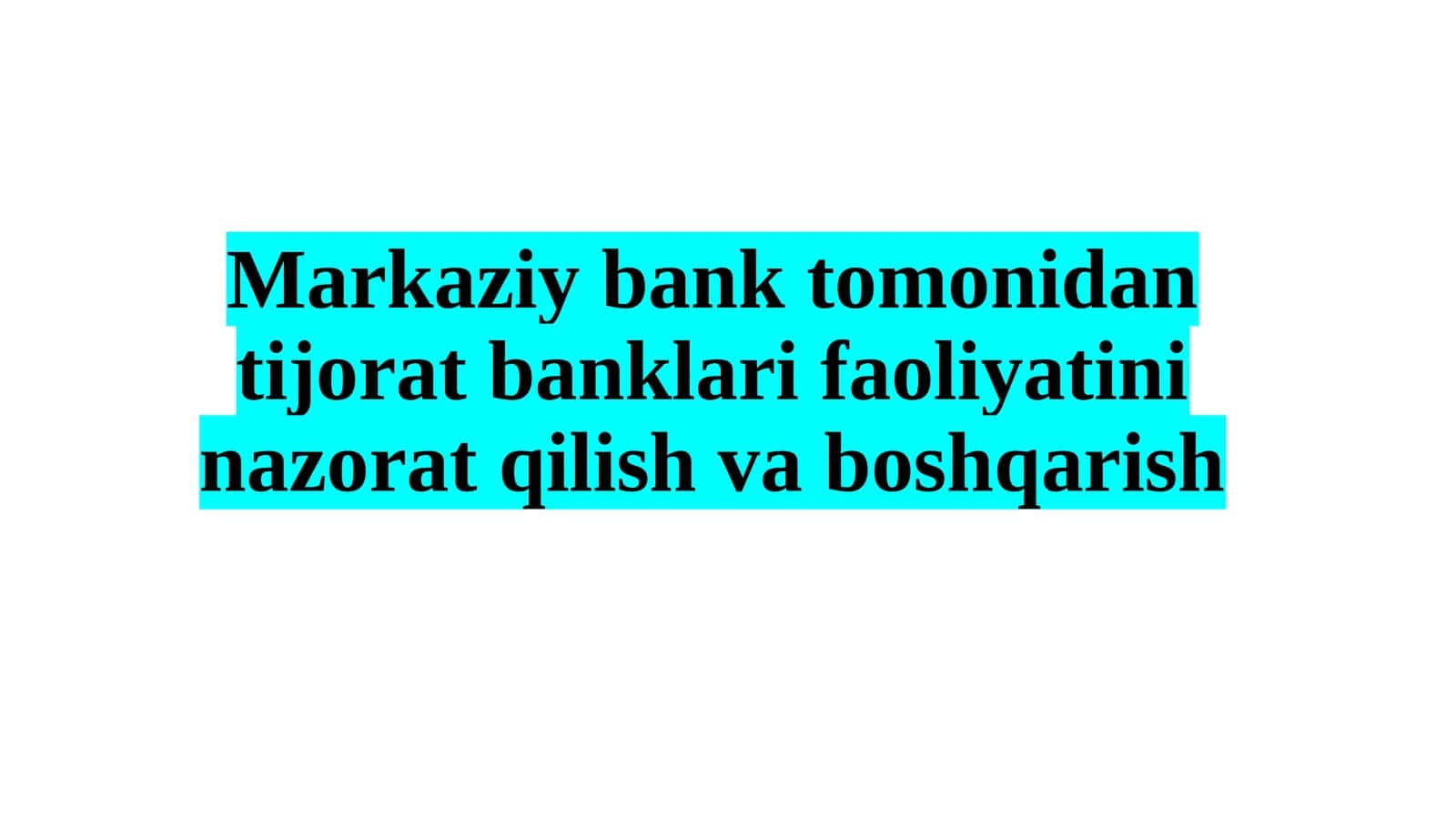 Markaziy bankning mol-mulki 1