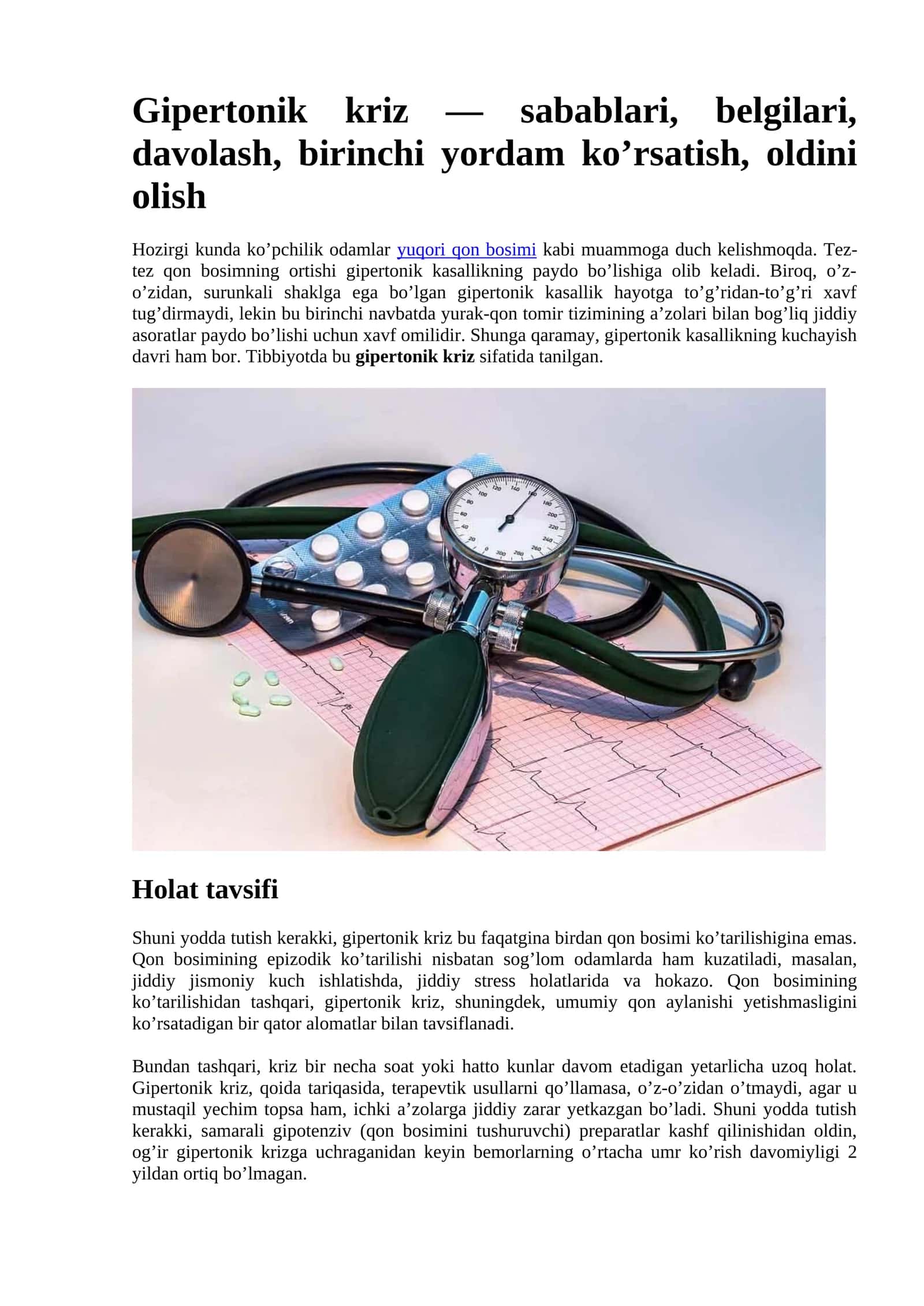 Gipertonik kriz 1