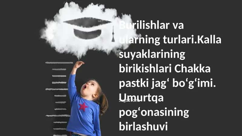 Umurtqa pog'onasining artikulyatsiyasi 1