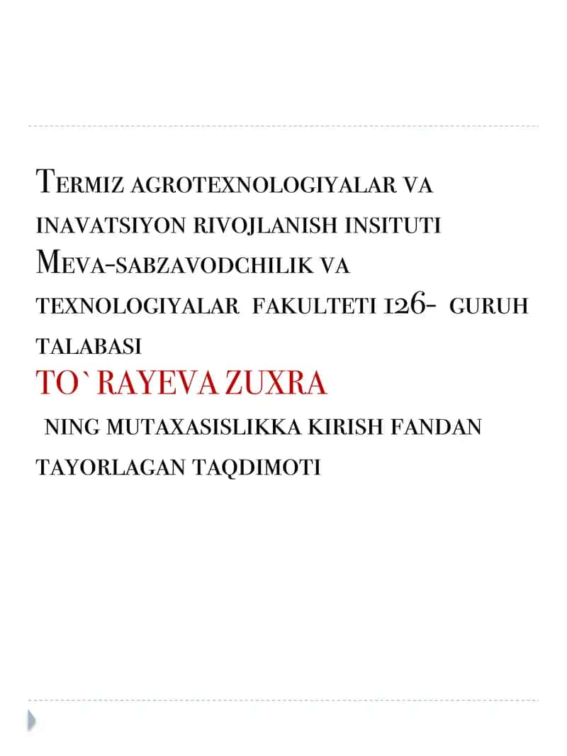Qishloq xo‘jalik mahsulotlarini saqlash va dastlabki qayta ishlashning ahamiyati 1