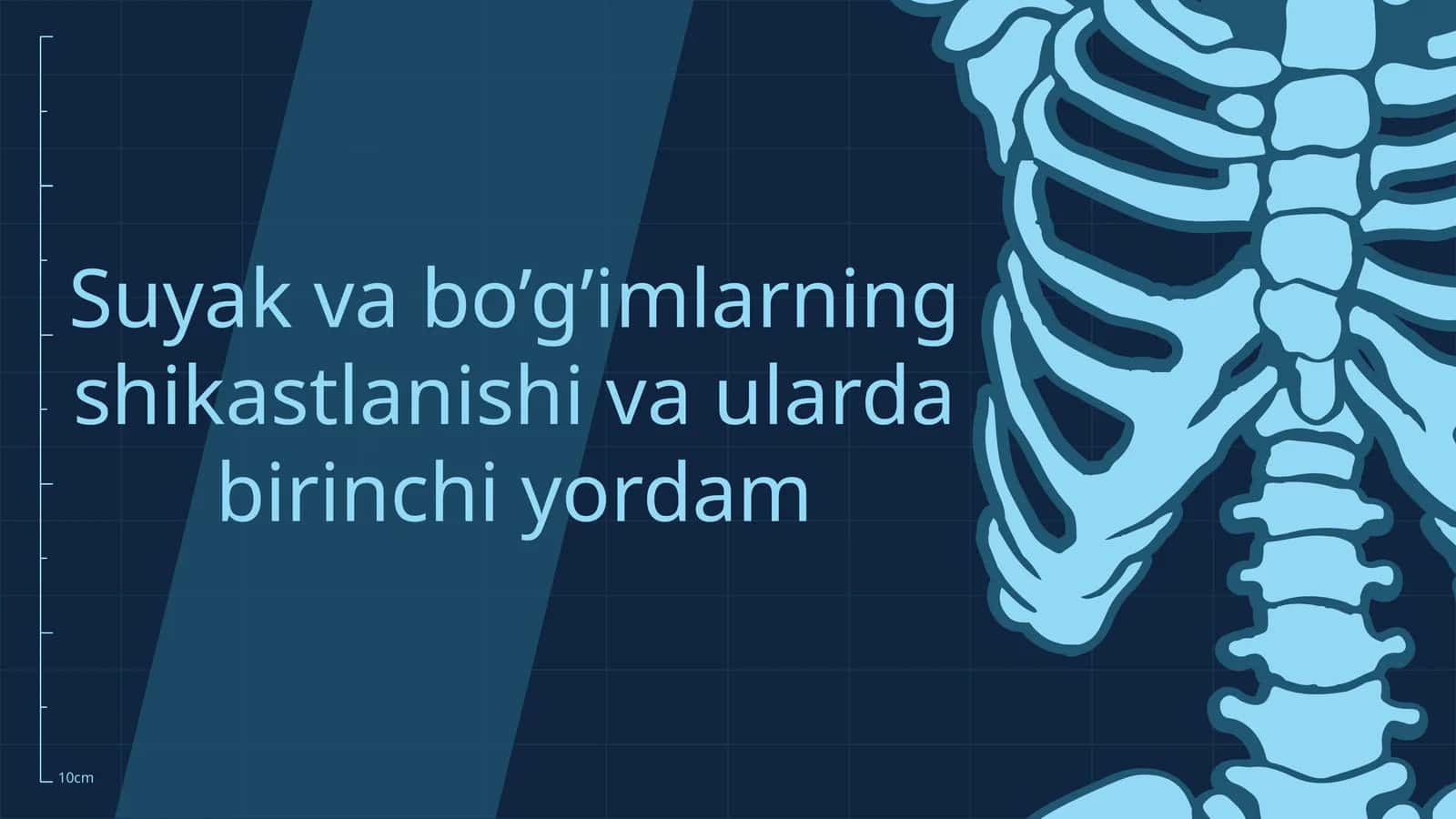Suyak va bo’g’imlarning shikastlanishi va ularda birinchi yordam 1