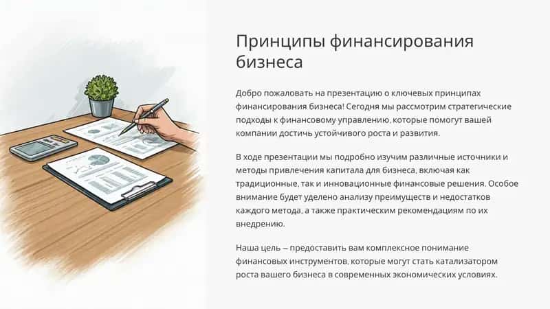 Принципы финансирования бизнеса 1