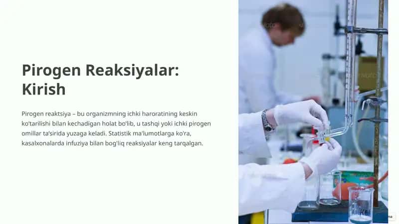Pirogen reaksiyalar 1