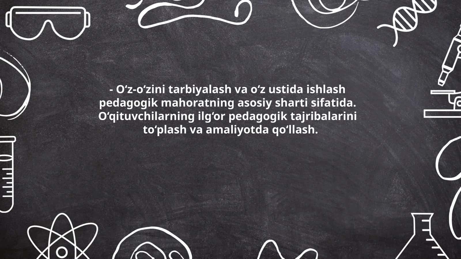 O‘z-o‘zini tarbiyalash va o‘z ustida ishlash 1