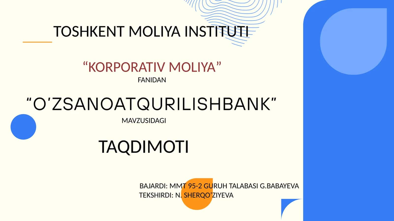 O’zsanoatqurilishbank 1