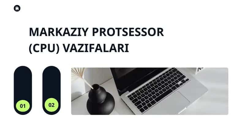 MARKAZIY PROTSESSOR (CPU) VAZIFALARI 1