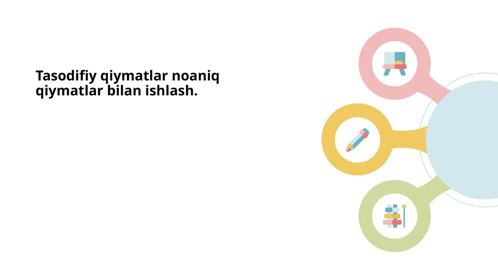 Tasodifiy qiymatlar noaniq qiymatlar bilan ishlash 1
