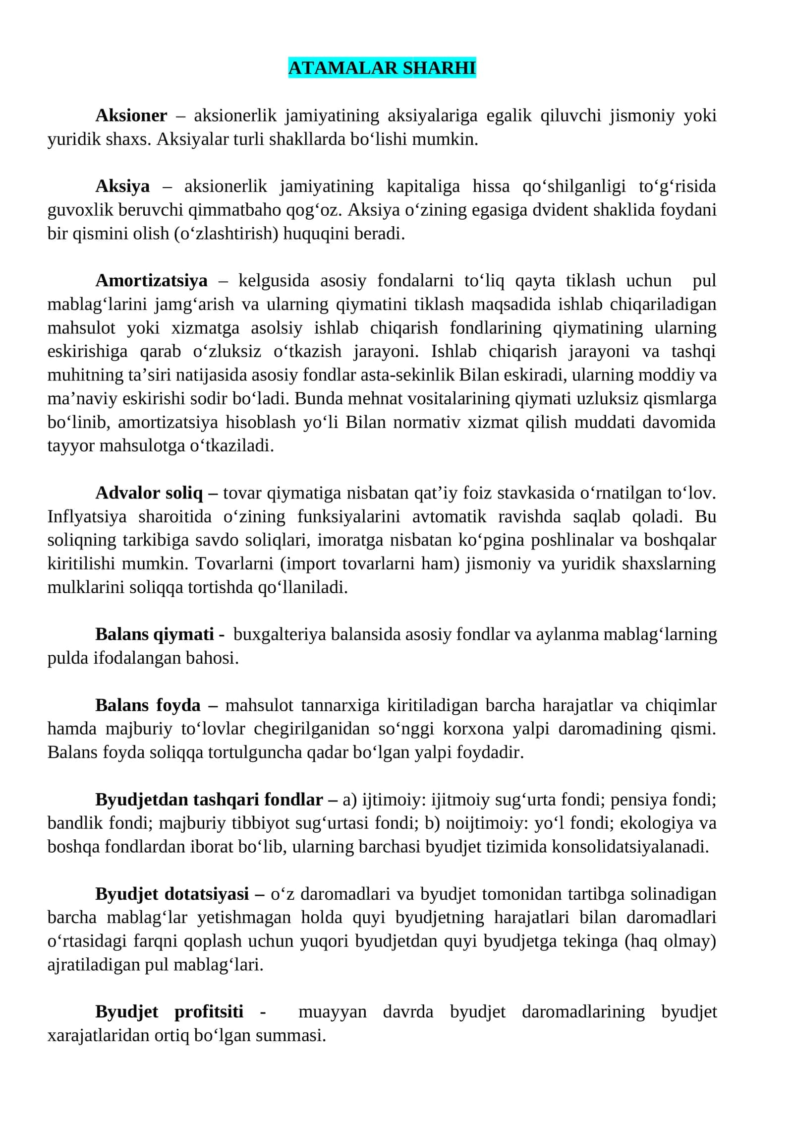 Glossariy Soliq 1