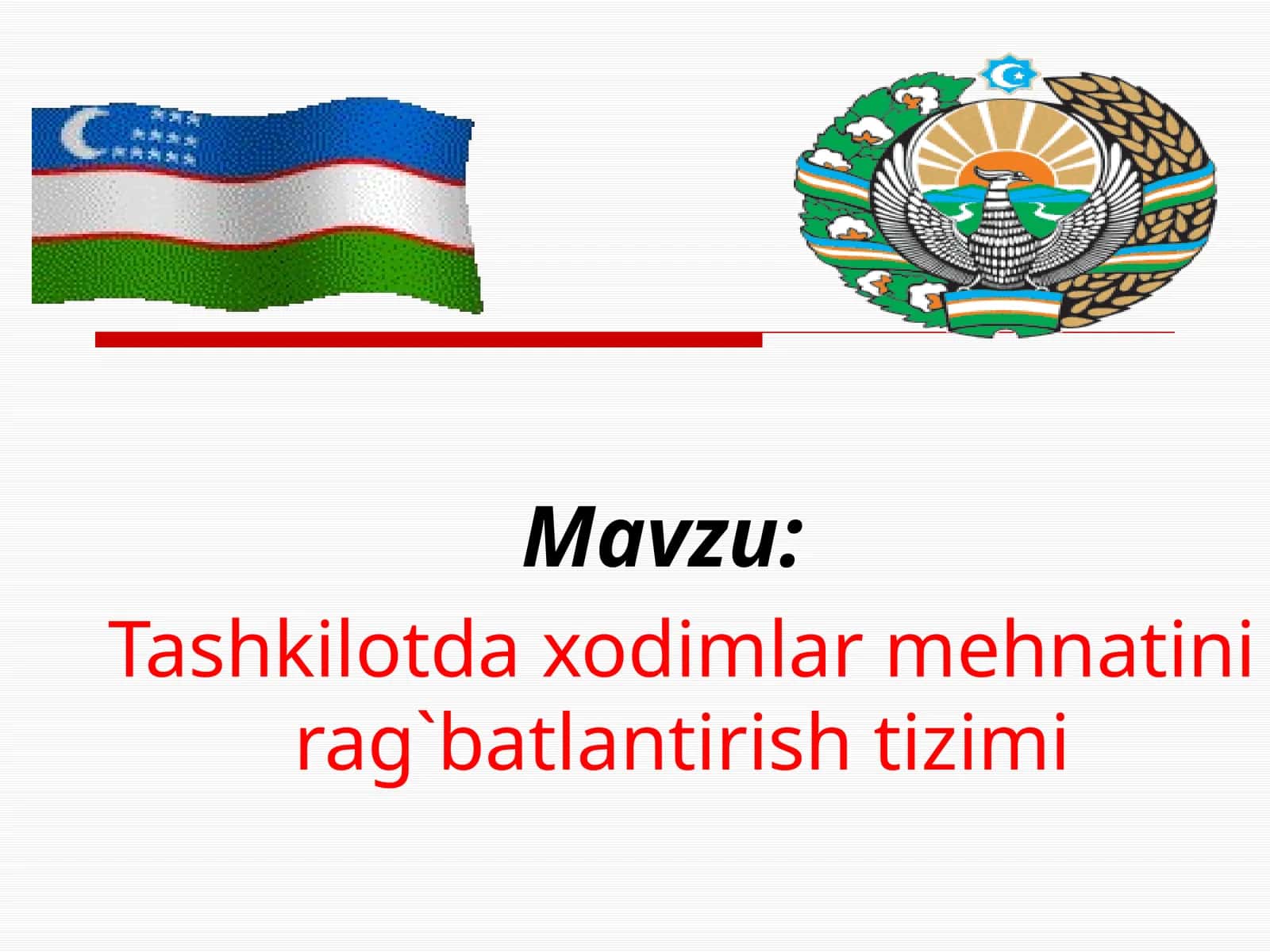Tashkilotda xodimlar mehnatini rag'batlantirish tizimi 1