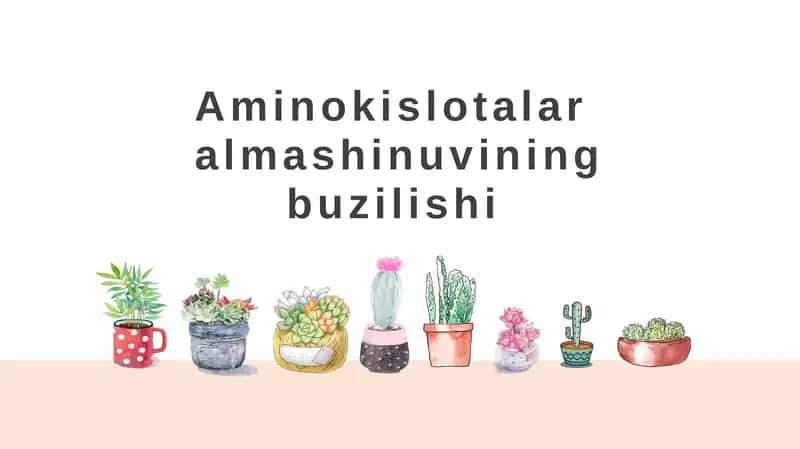 Aminokislotalar  almashinuvining buzilishi bilan kechuvchi kasalliklar 1