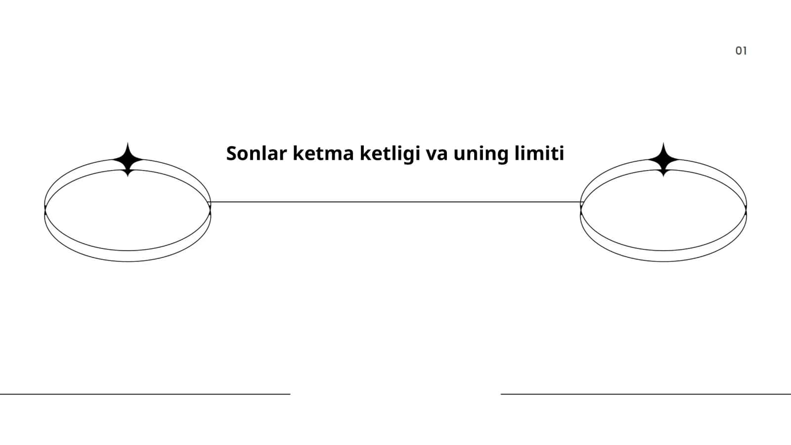 Sonlar ketma ketligi va uning limiti 1