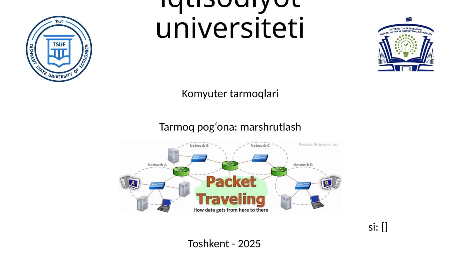 Tarmoq-pog'onasining asosiy funksiyalari 1