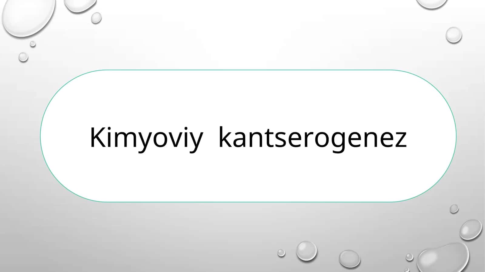 Kimyoviy  kantserogenez 1