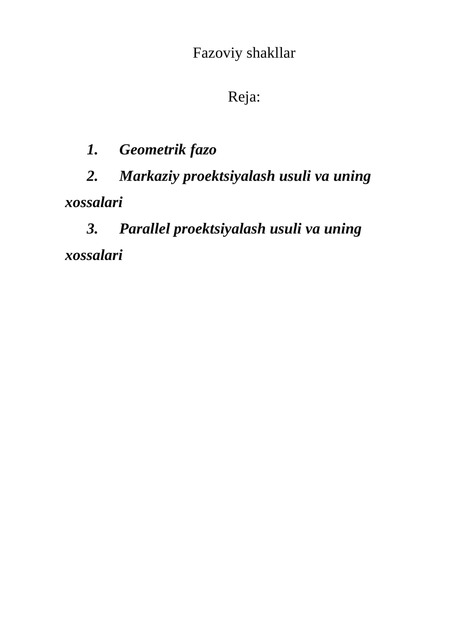 Fazoviy shakllar 1