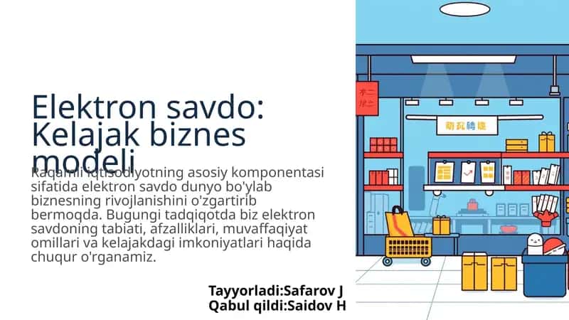 Elektron savdo 1