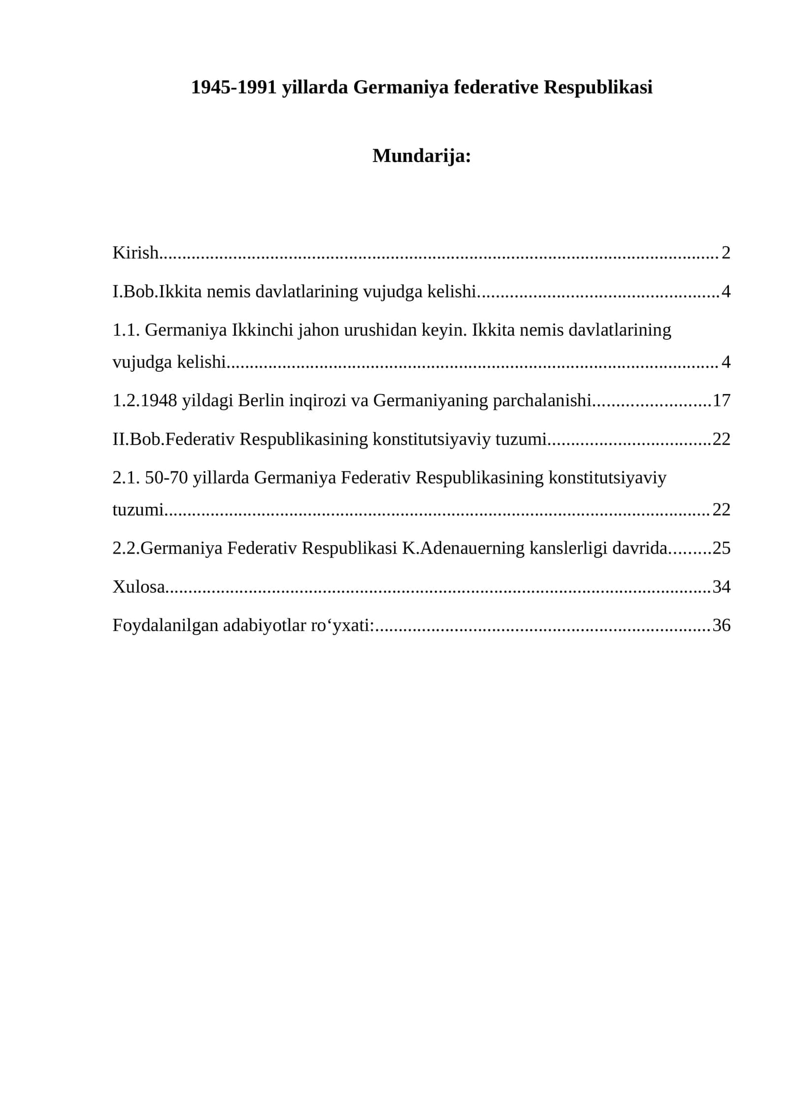 1945-1991 yillarda Germaniya federative Respublikasi 1