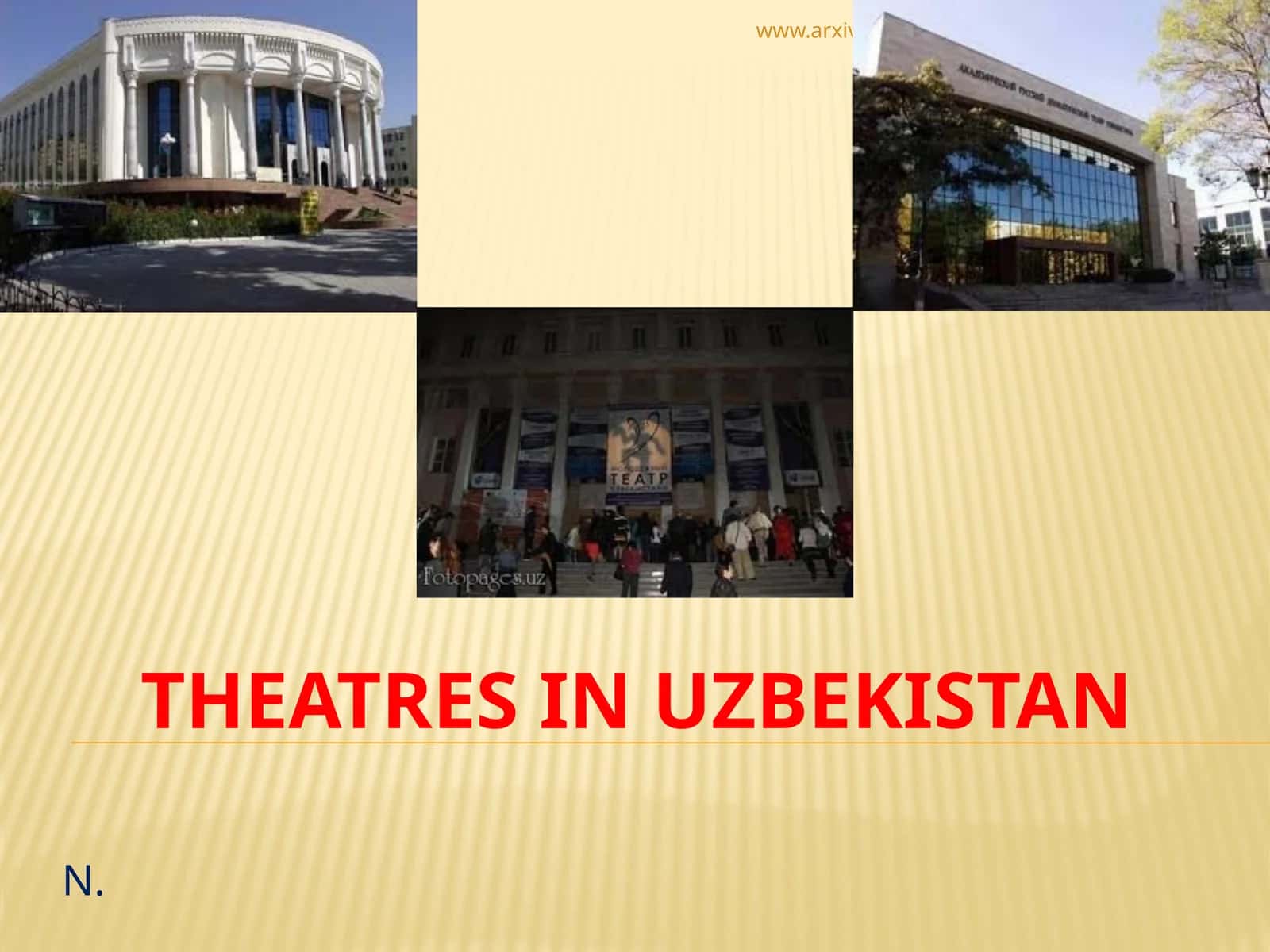 Theatres in Uzbekistan 1