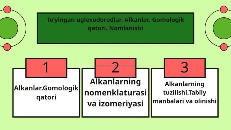 To’yingan Uglevodorodlar 1