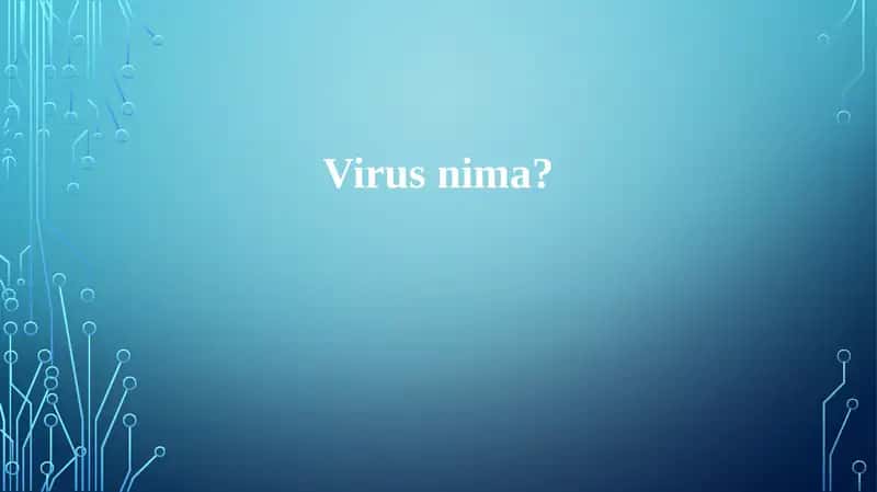 Viruslar 1