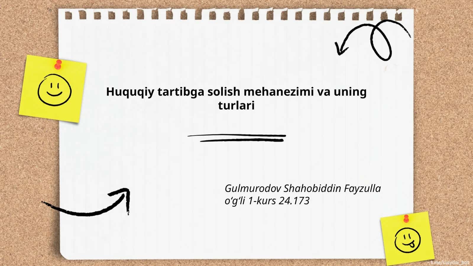 Huquqiy tartibga solish mehanezimi va uning turlari 1