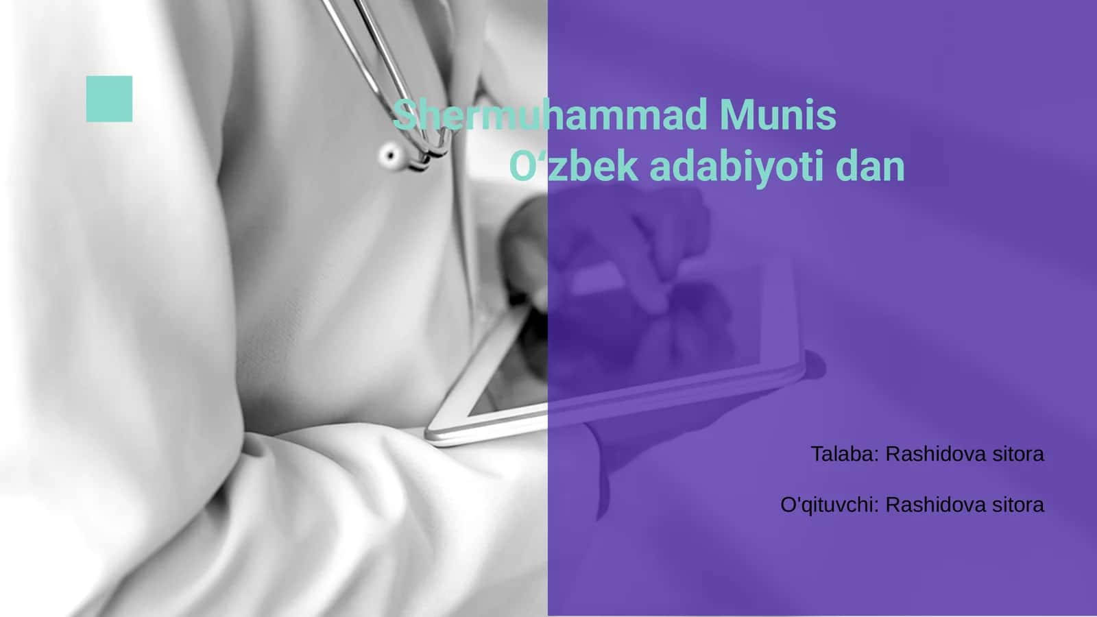 Shermuhammad Munis 1