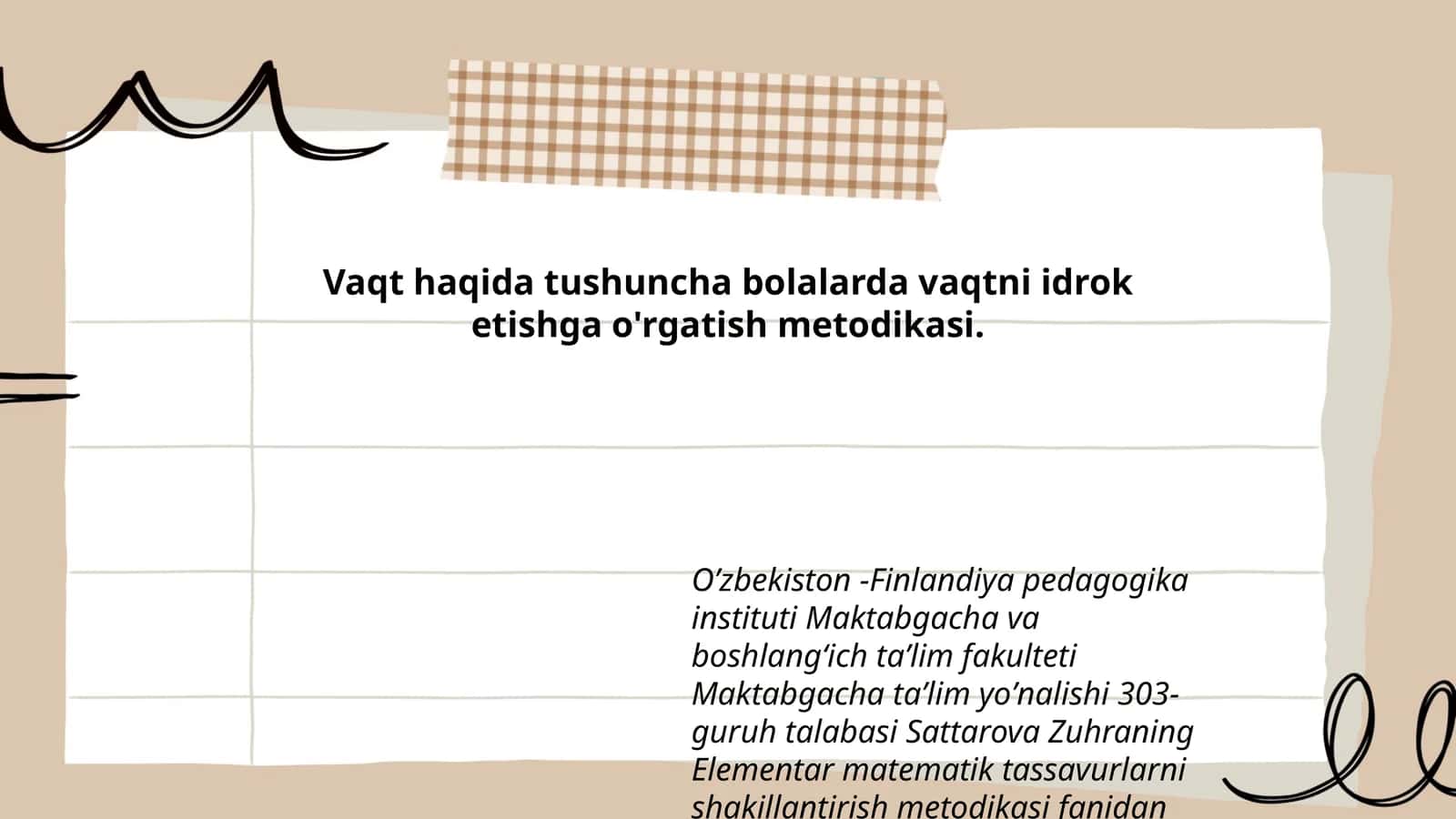 Elementar matematik tassavurlarni shakillantirish metodikasi 1