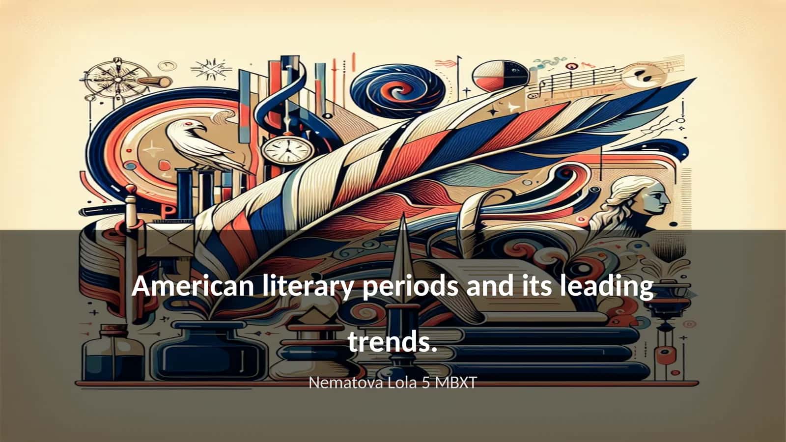 American literary periods and its leading trends 1