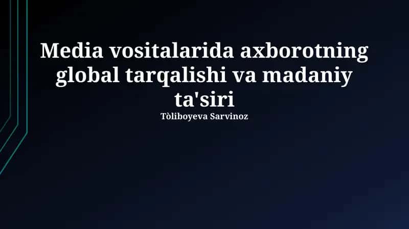 Madaniy Ta'sir 1