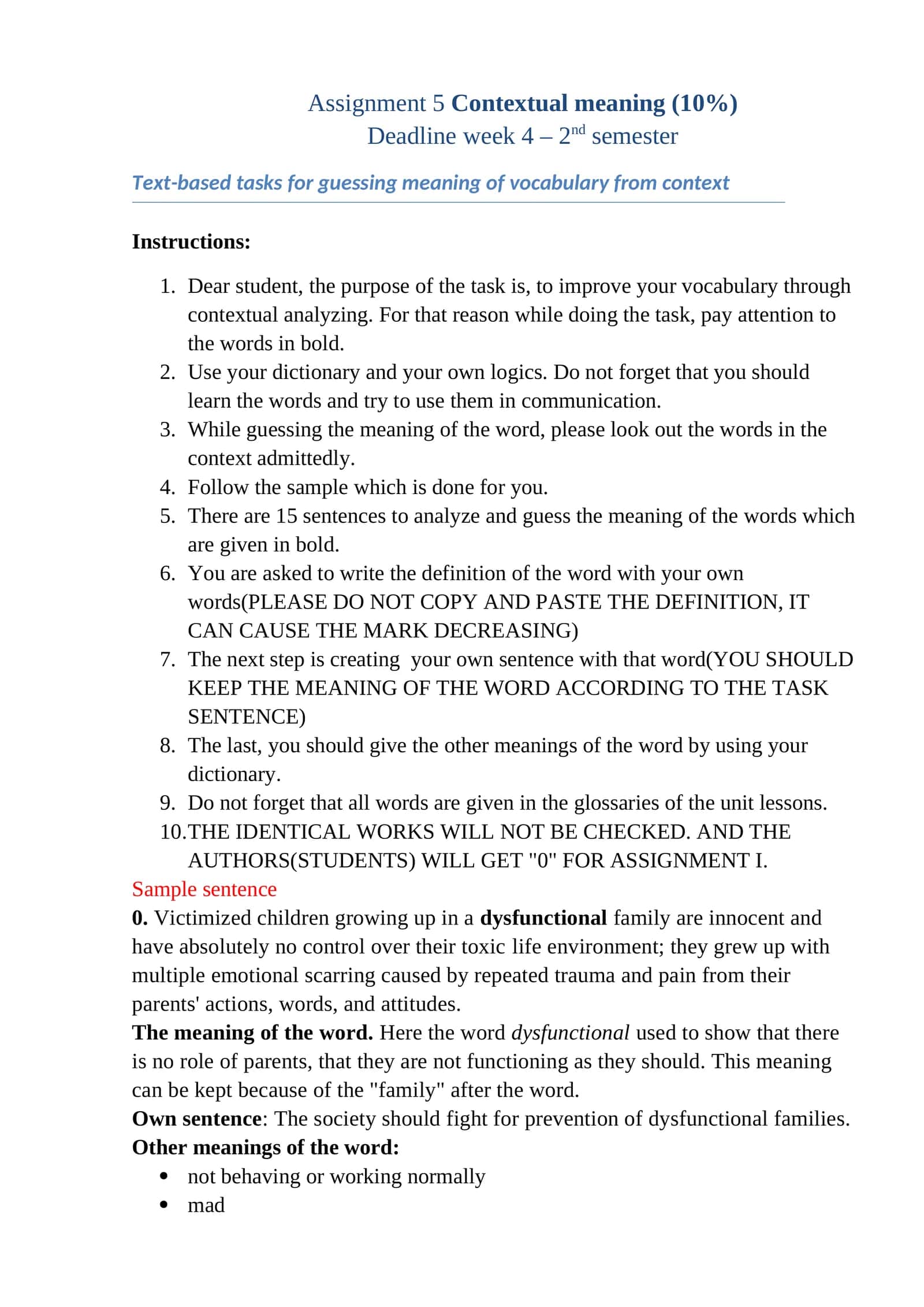 Assignment 5 Contextual meaning 1
