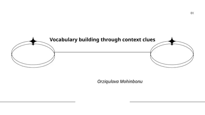 Vocabulary building through context clues 1