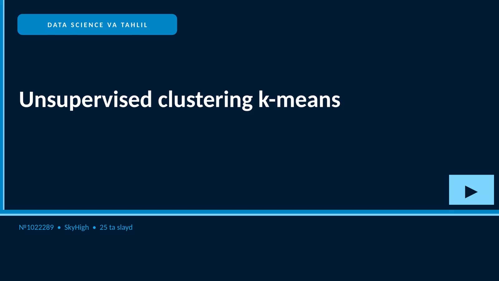 DATA SCIENCE VA TAHLIL 1