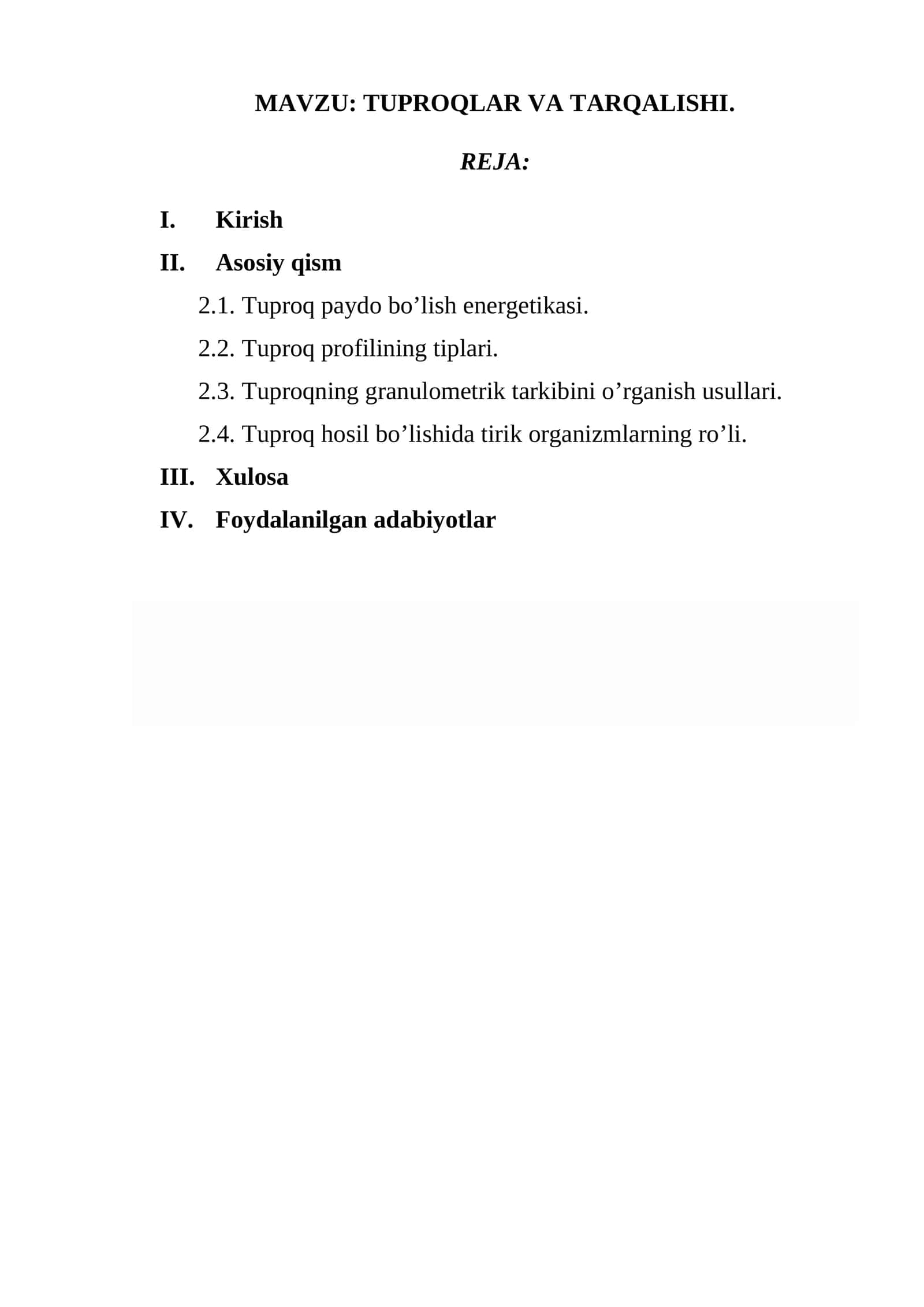TUPROQLAR VA TARQALISHI 1