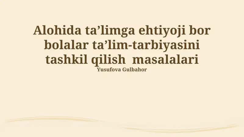 Kadrlar tayyorlash va malakasini oshirish masalalari 1