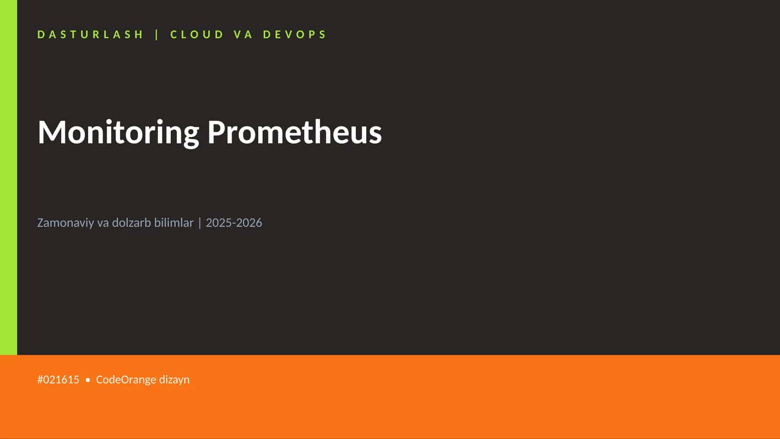 Monitoring Prometheus 1