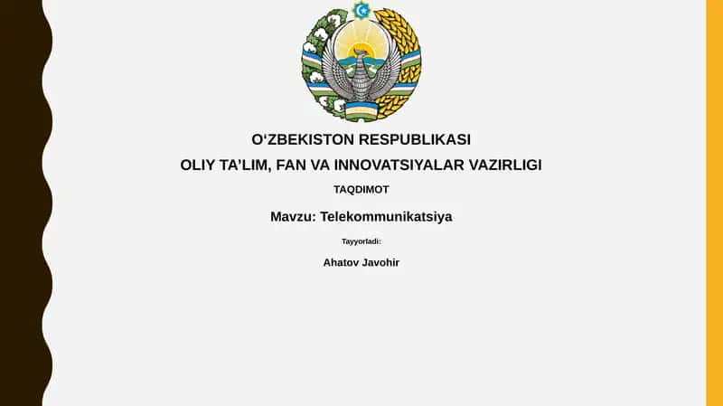 Telekommunikatsiya 1
