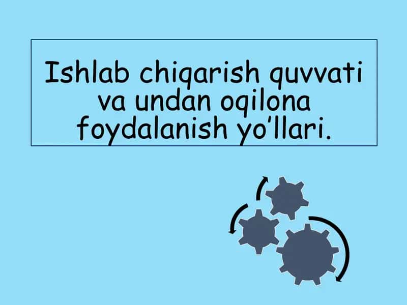 Ishlab chiqarish quvvati(Iqtisodiyot). 1