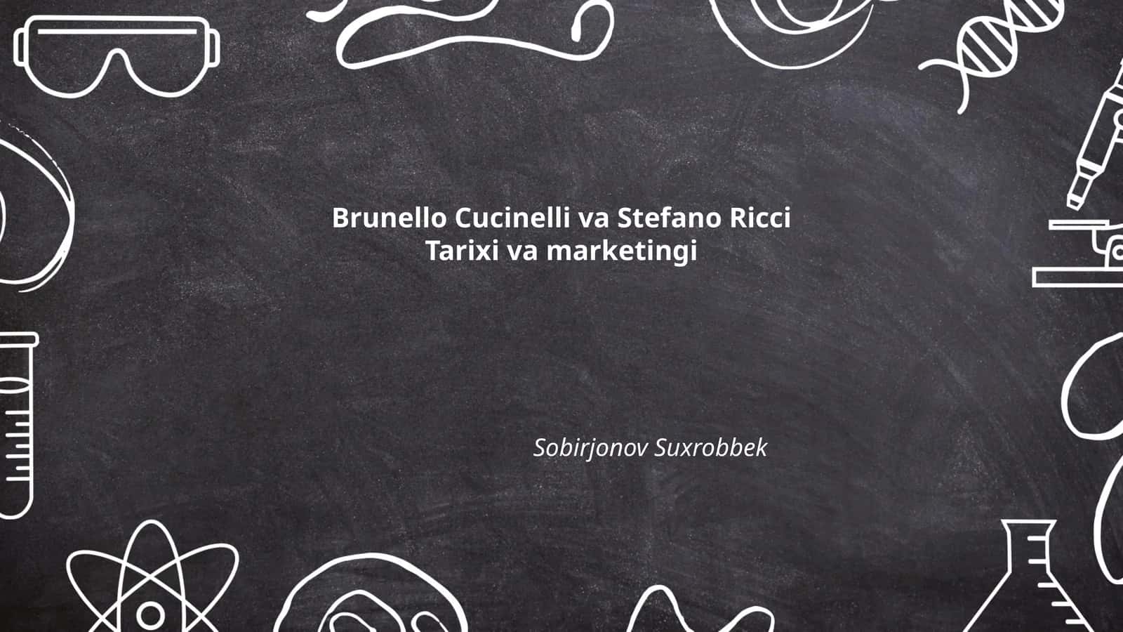 Brunello Cucinelli va Stefano Ricci 1