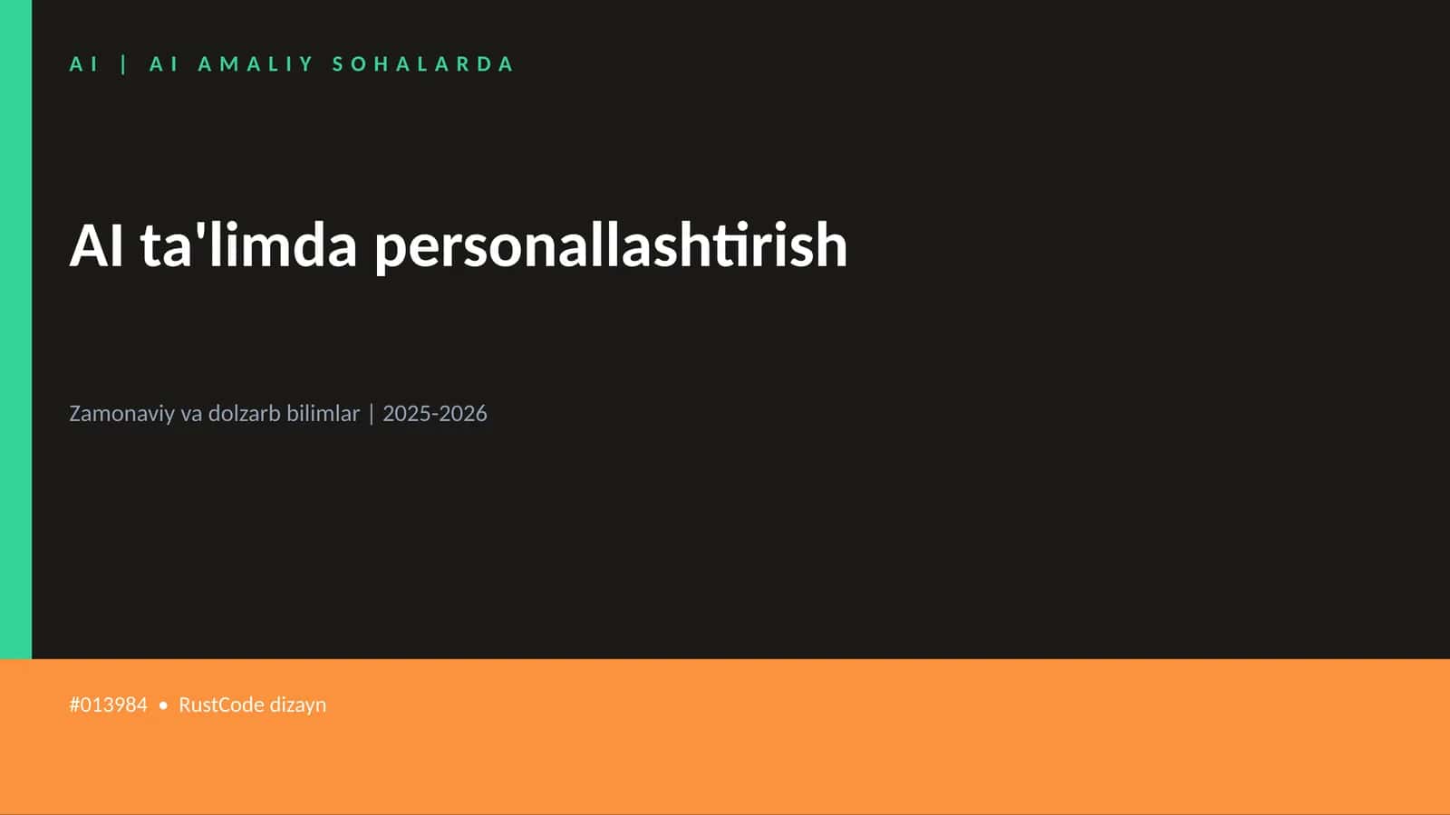 AI ta'limda personallashtirish 1