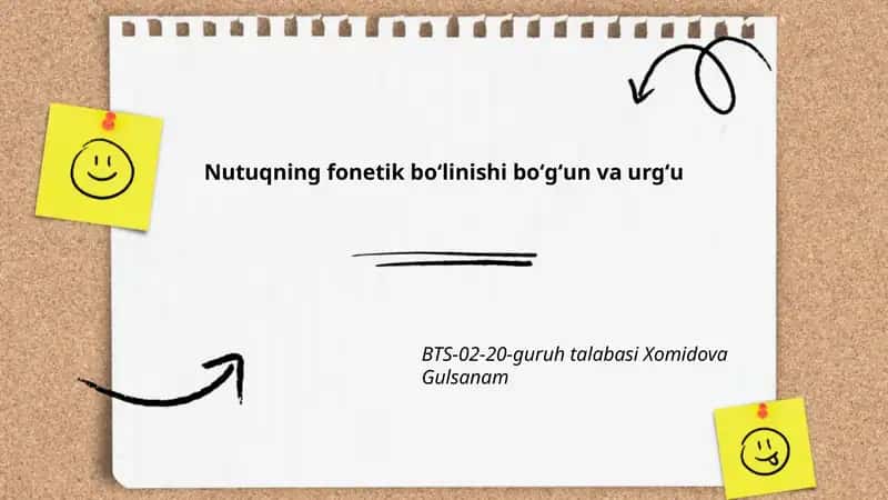 Nutuqning fonetik boʻlinishi boʻgʻun va urgʻu 1