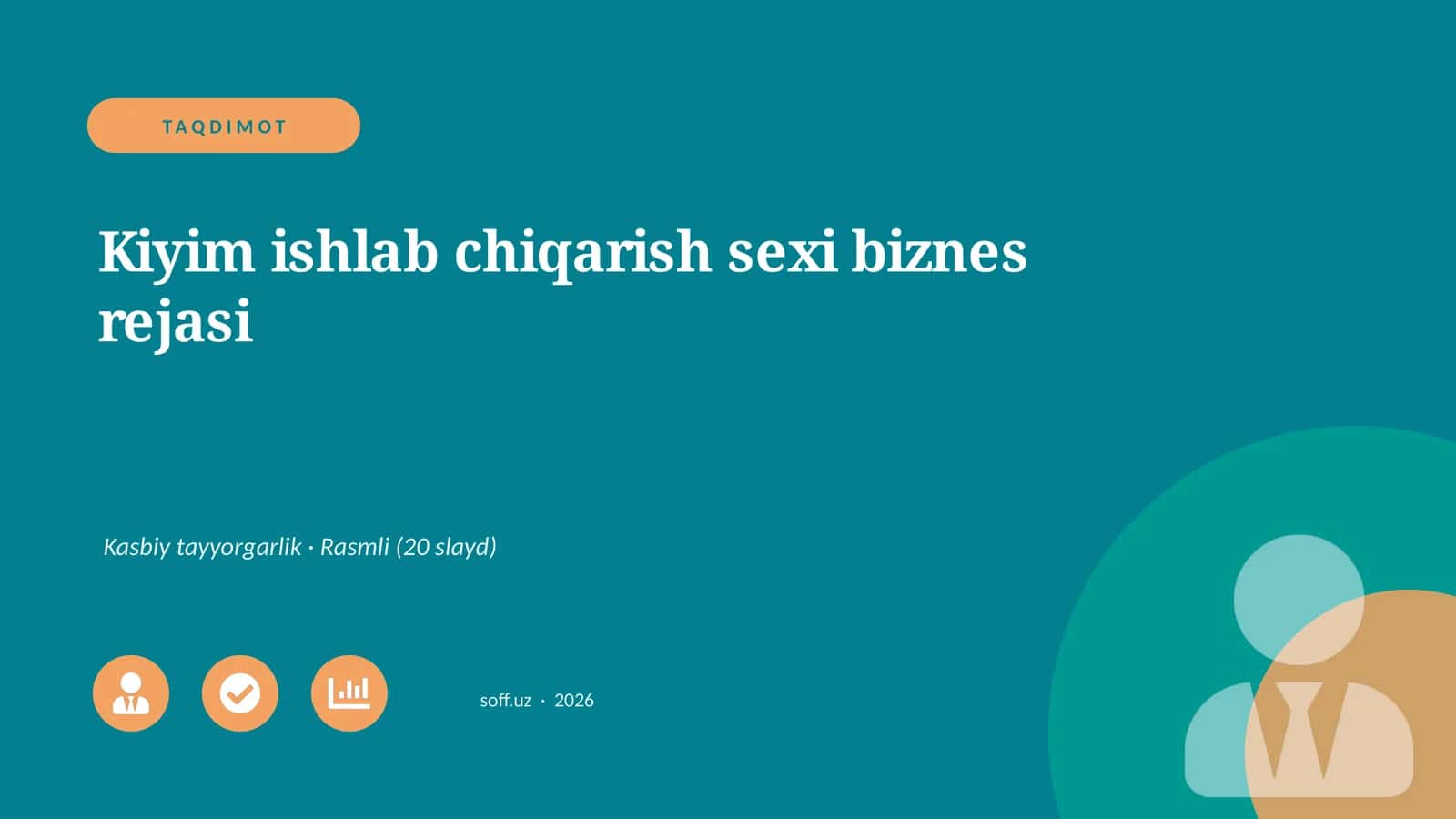 Kiyim ishlab chiqarish sexi biznes rejasi 1