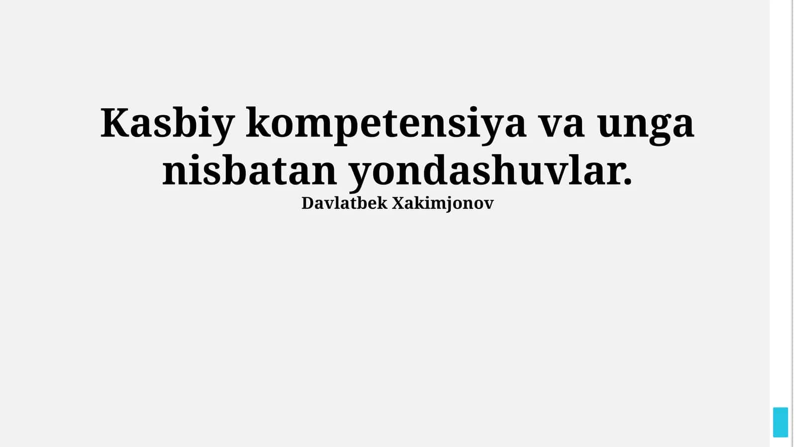 Kasbiy kompetentsiyani rivojlantirish usullari 1