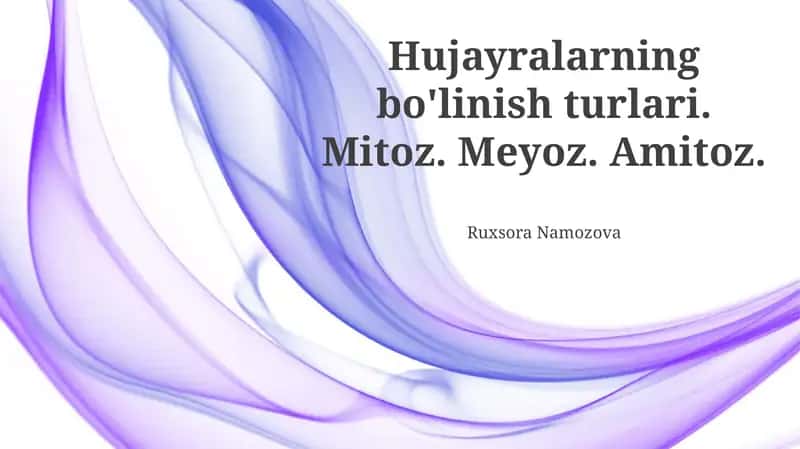 Meyoz va Amitoz o'rtasidagi farqlar 1